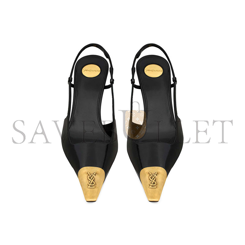 Y51 JEANNE SLINGBACK PUMPS IN SMOOTH LEATHER 869550AAF3E1000